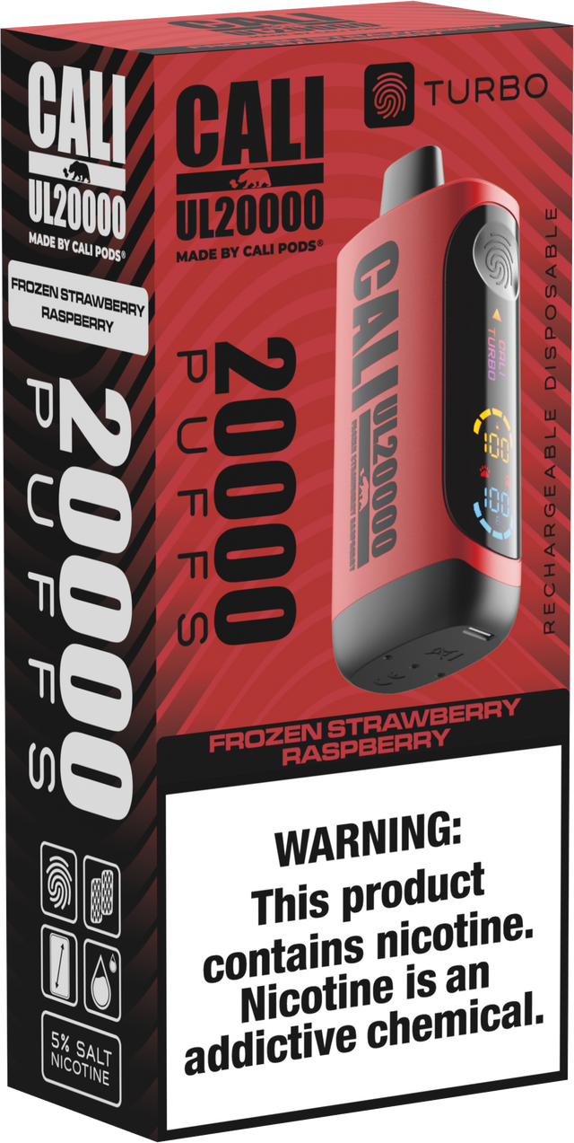 Cali UL20000 - Frozen Strawberry Raspberry